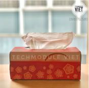 Khăn giấy ăn rút lụa dạng hộp - Giấy Vệ Sinh TechModule Việt - Công Ty TNHH TechModule Việt